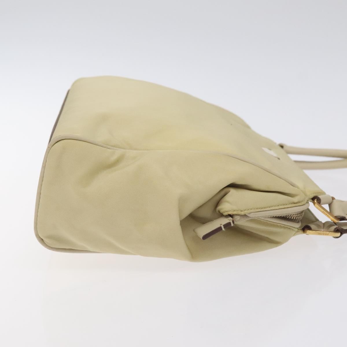 Prada Vintage Zip Handbag Beige Good condition - Inside View
