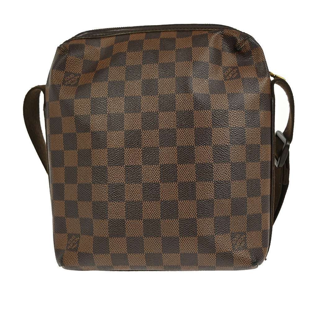 Louis Vuitton Trotteur Beaubourg Handbag Brown Canvas Fair condition - Back View