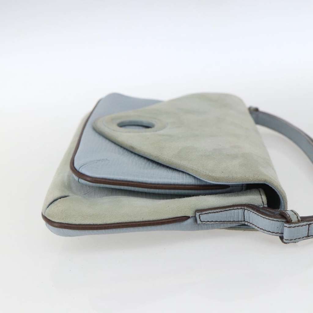 Loewe Vintage Handbag Blue Leather Fair condition - Model View