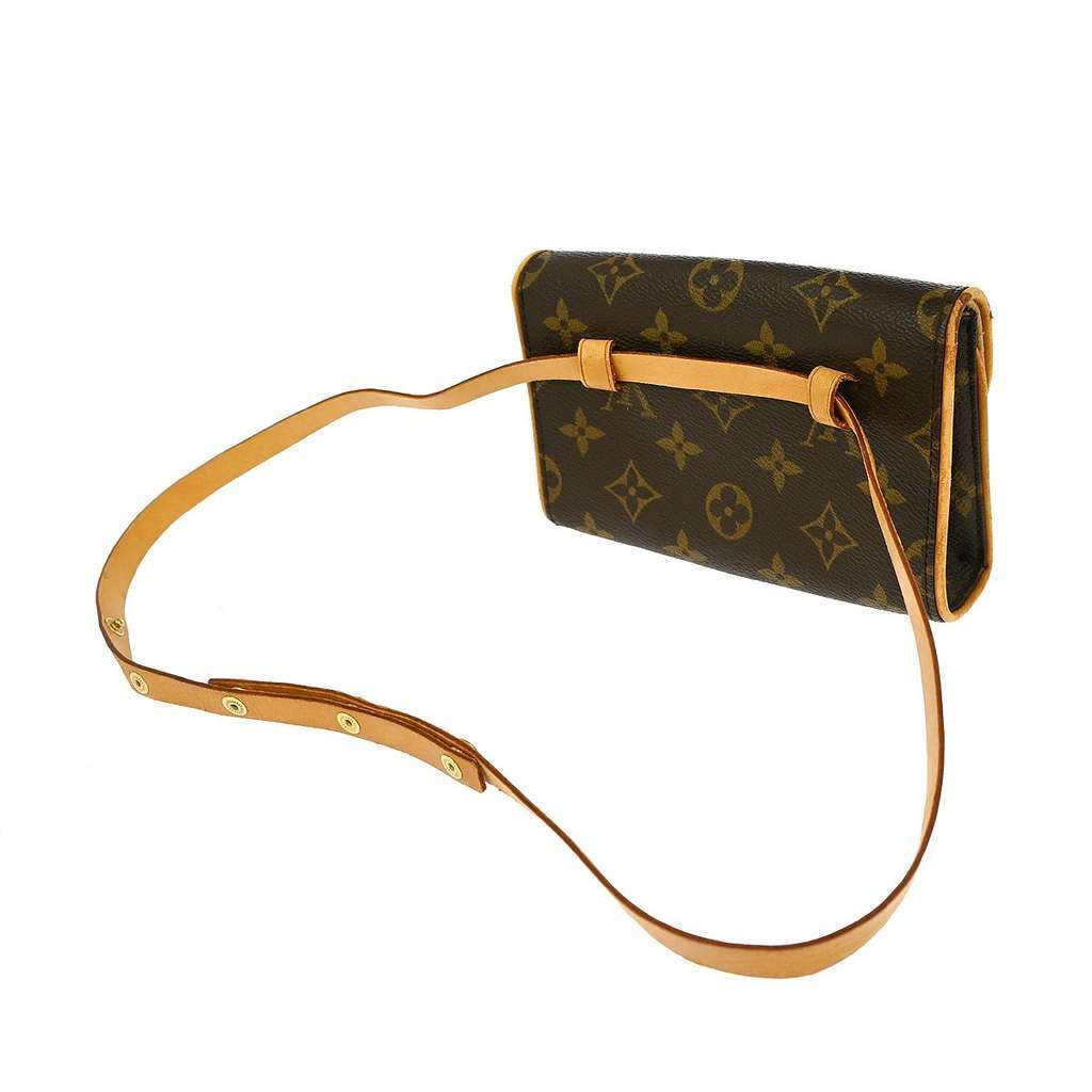 Louis Vuitton Florentine Waist Bag Brown Canvas Good condition - Back View