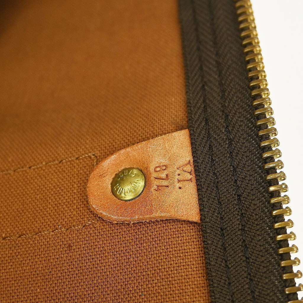 Louis Vuitton Keepall Bag Brown Canvas Fair condition - Box View