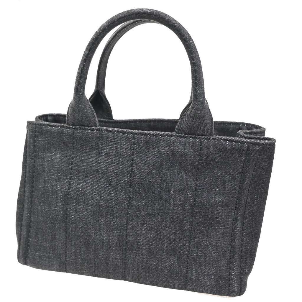 Prada Canapa Convertible Tote Black Good condition - Back View