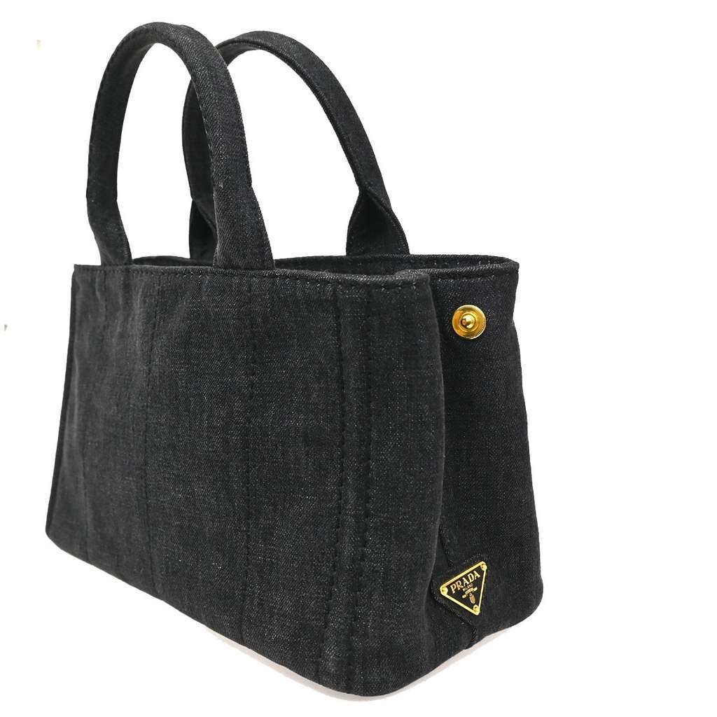 Prada Canapa Convertible Tote Black Good condition - Model View