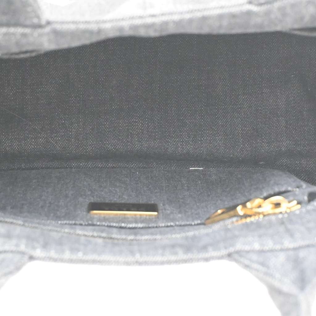 Prada Canapa Convertible Tote Black Good condition - Box View
