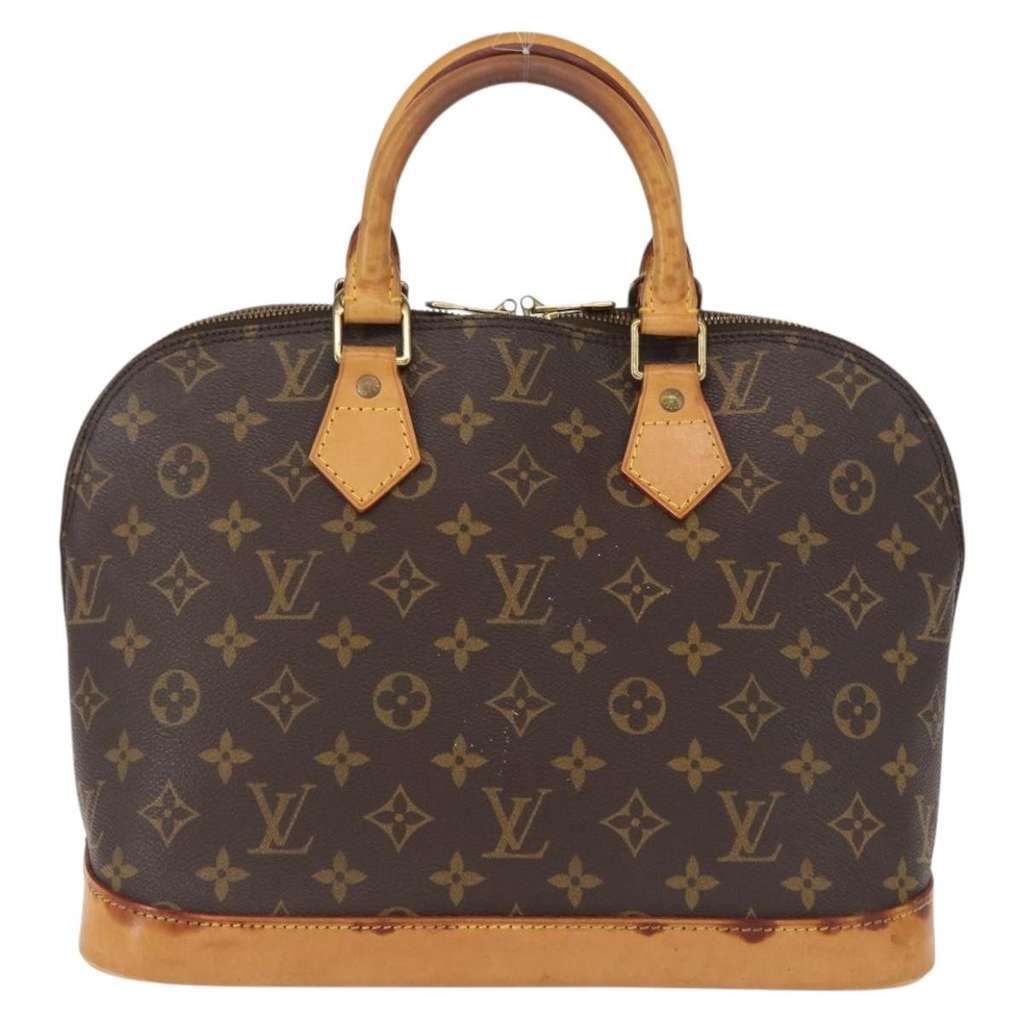 Louis Vuitton Alma Handbag Brown Canvas Fair condition - Back View