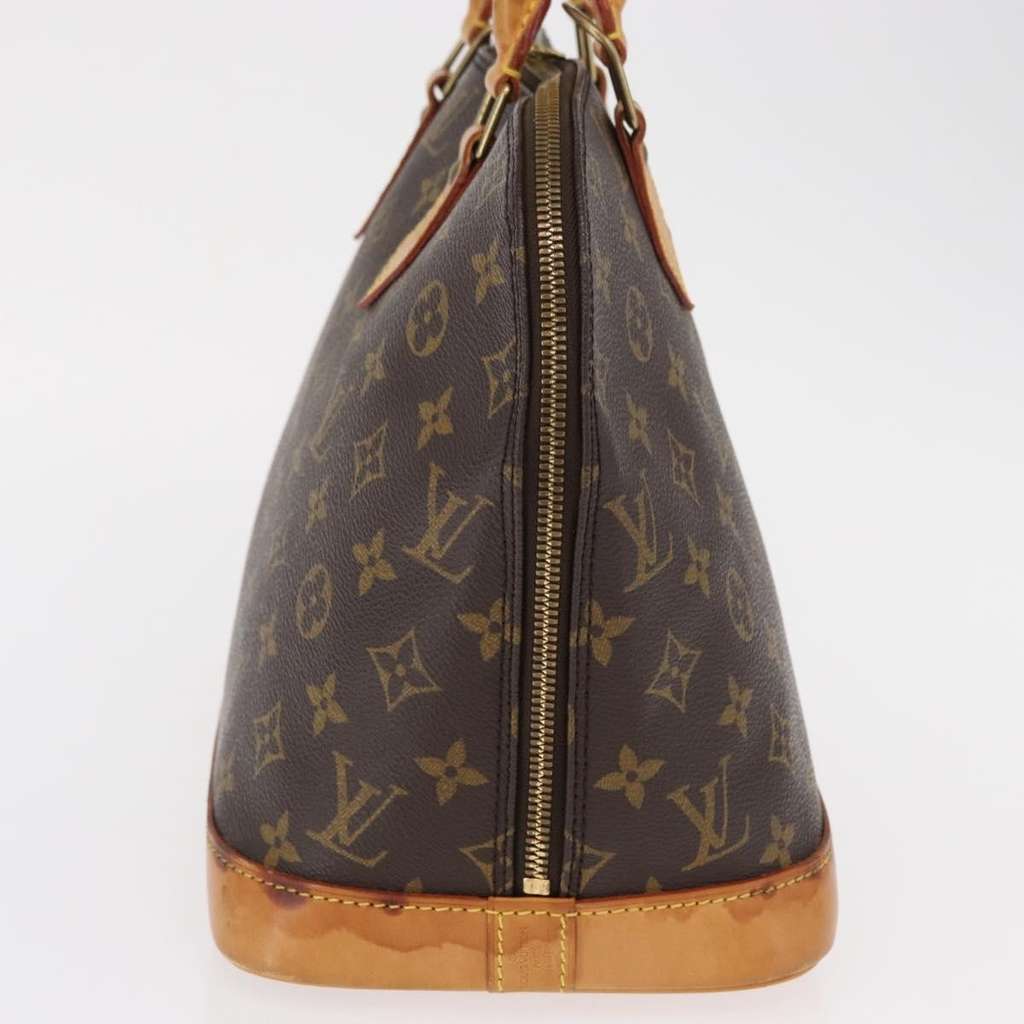 Louis Vuitton Alma Handbag Brown Canvas Fair condition - Model View
