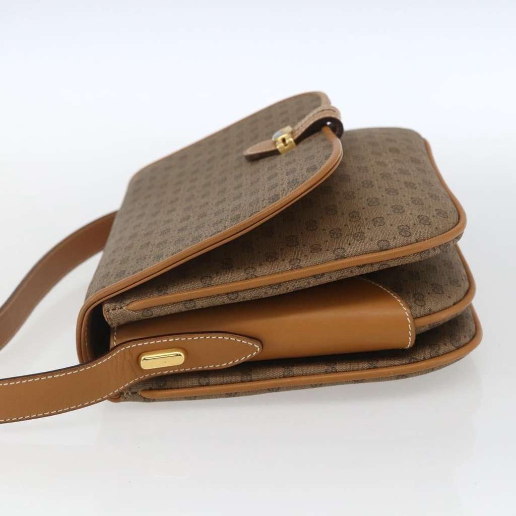 Gucci Micro GG supreme shoulder bag Beige Canvas Good condition - Inside View