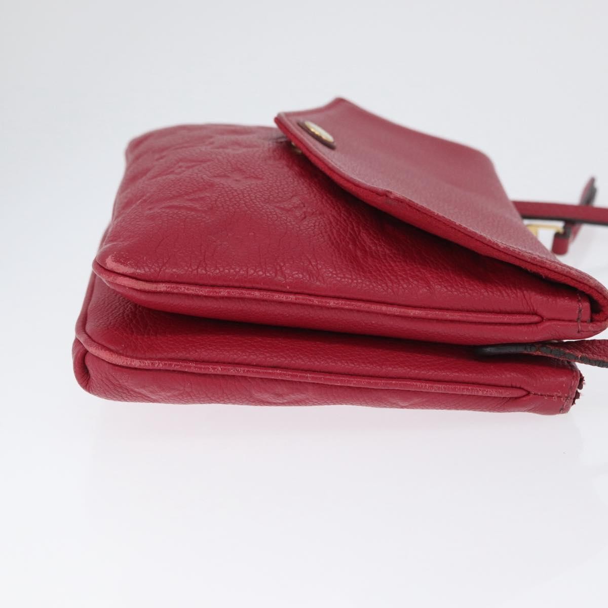 Louis Vuitton Twice Handbag Burgundy Leather Fair condition - Inside View