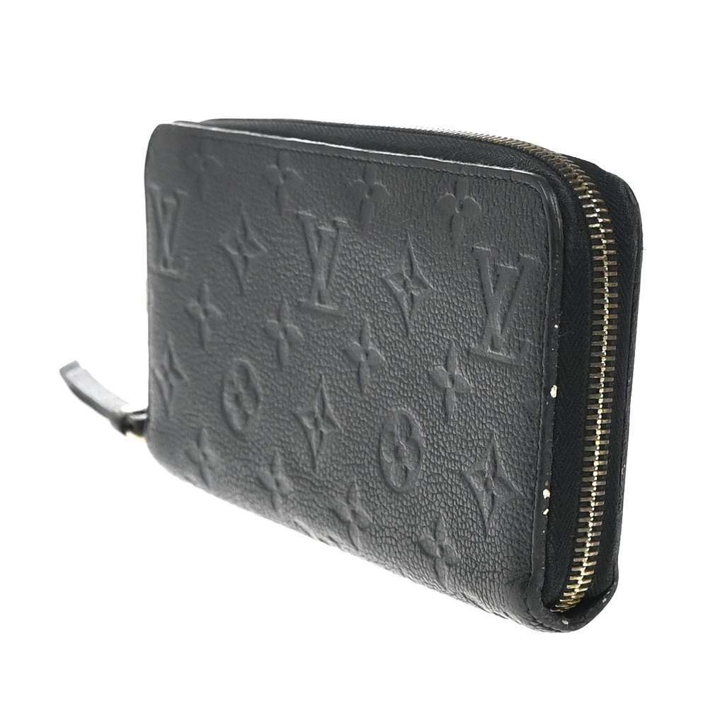 Louis Vuitton Portefeuille zippy Monogramme Empreinte Black Leather Good condition - Inside View