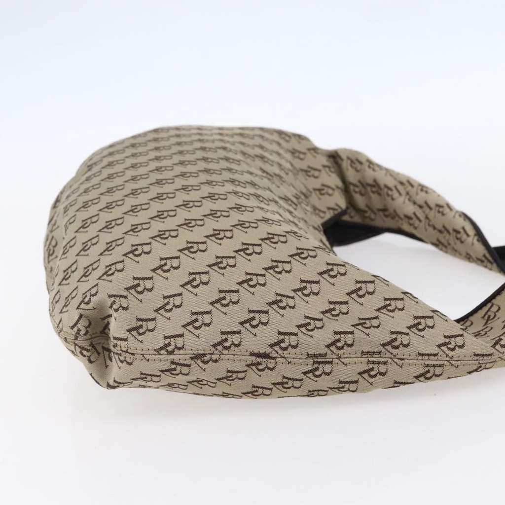 Bottega Veneta Vintage Shoulder Bag Beige Canvas Good condition - Model View