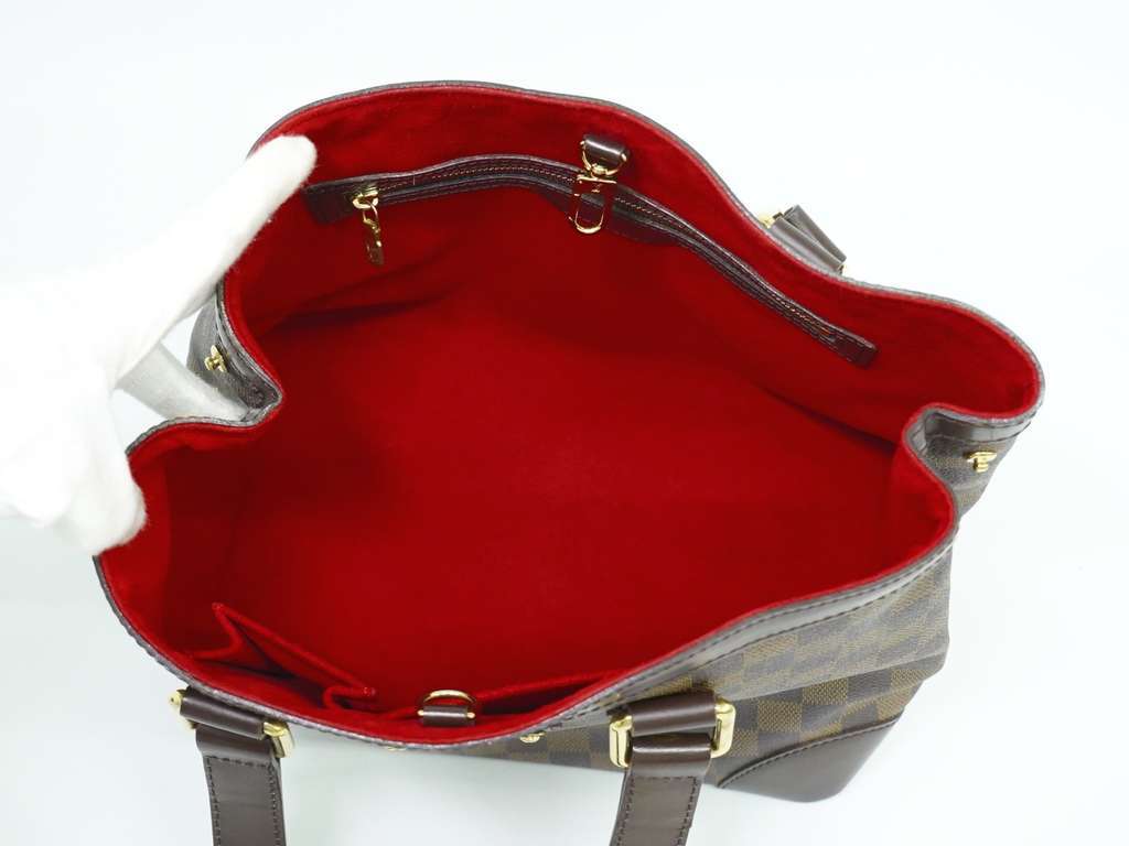 Louis Vuitton Hampstead Handbag Brown Canvas Good condition - Model View