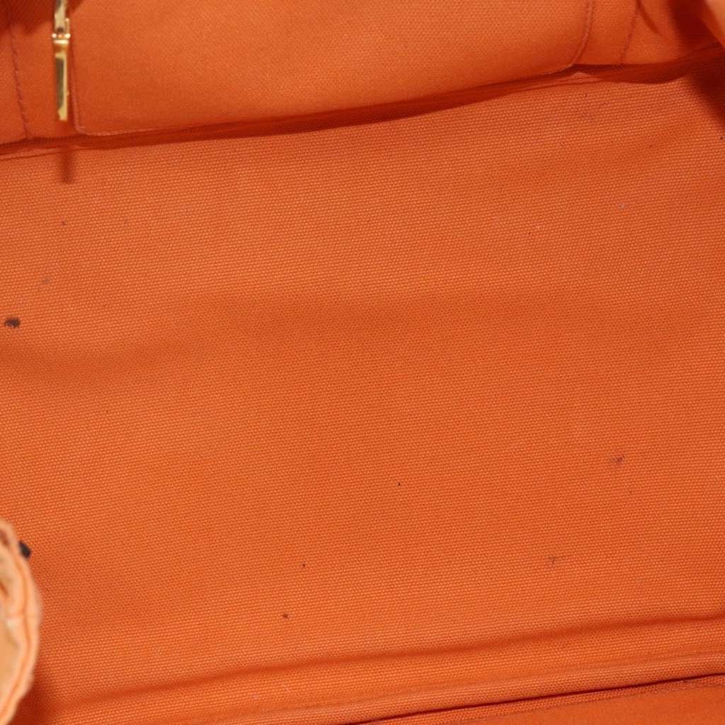 Prada Canapa Tote Orange Canvas Good condition - Box View