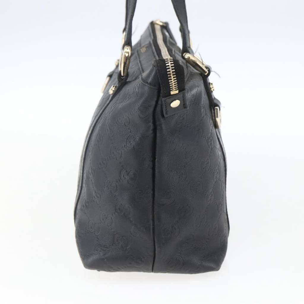 Gucci Abbey Zip Tote Black Canvas Good condition - Model View