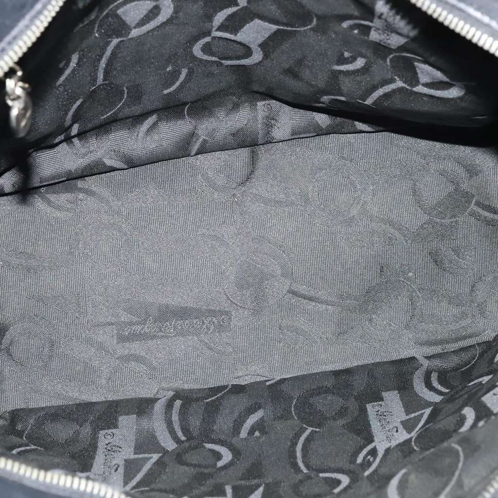 Salvatore Ferragamo Vala Shoulder Bag Black Canvas Good condition - Box View