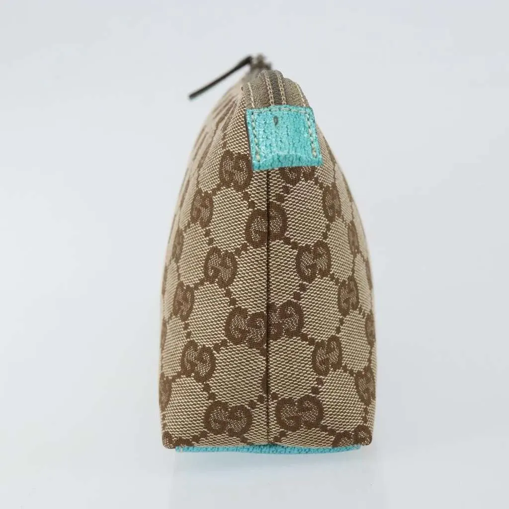 Gucci Vintage clutch Bag Beige Canvas Good - Inside View