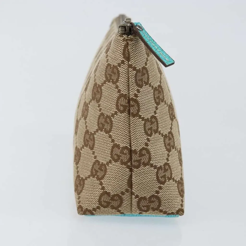 Gucci Vintage clutch Bag Beige Canvas Good - Model View