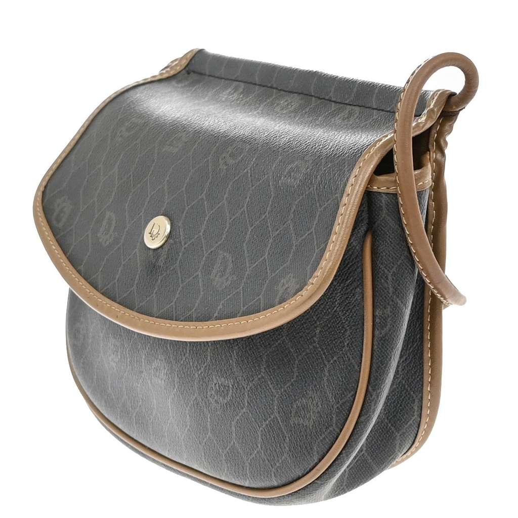 Christian Dior Vintage Honeycomb Shoulder Bag Brown Good condition - Inside View