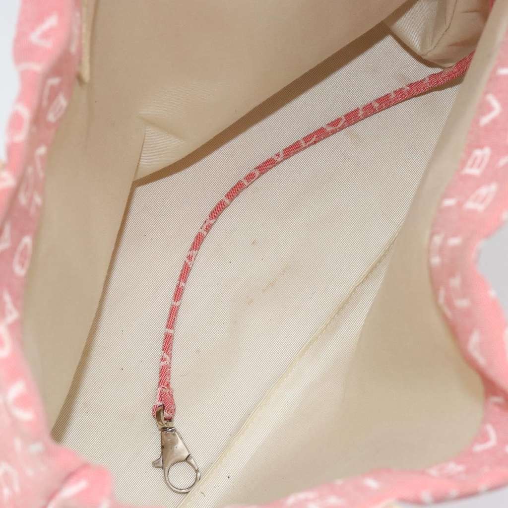 Bvlgari Logomania Handbag Pink Canvas Good condition - Box View