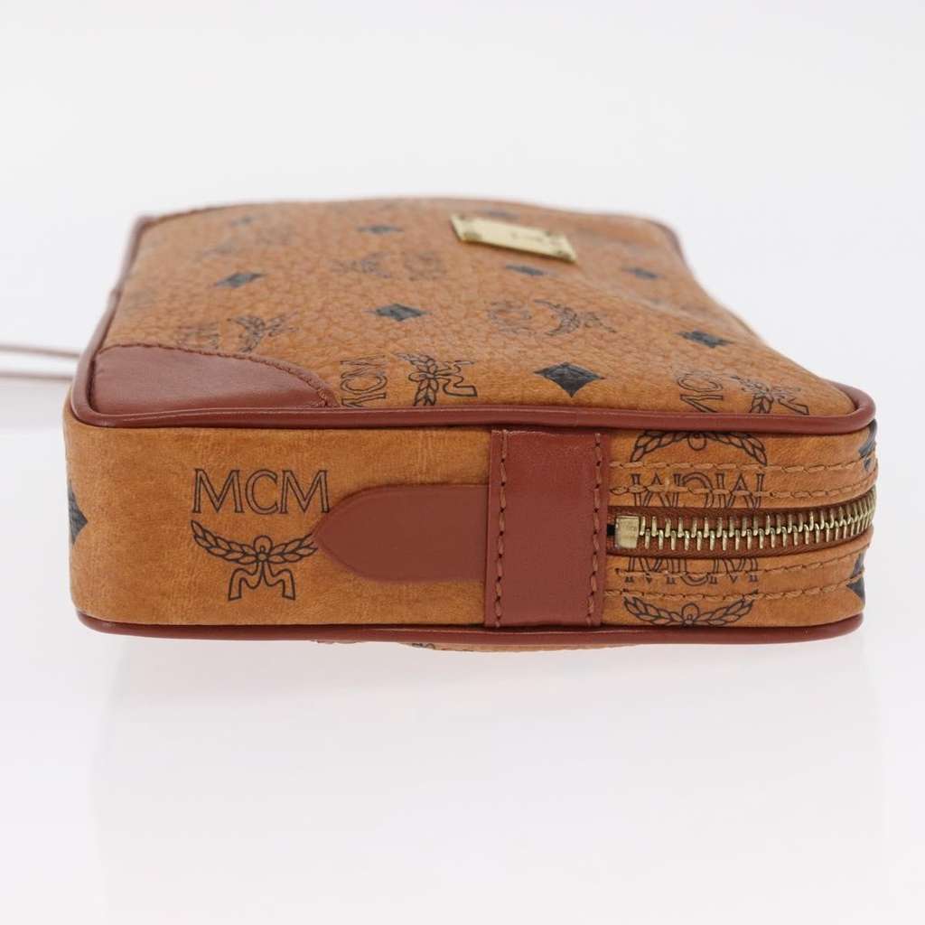 Mcm Visetos pouch Brown Canvas Good condition - Inside View