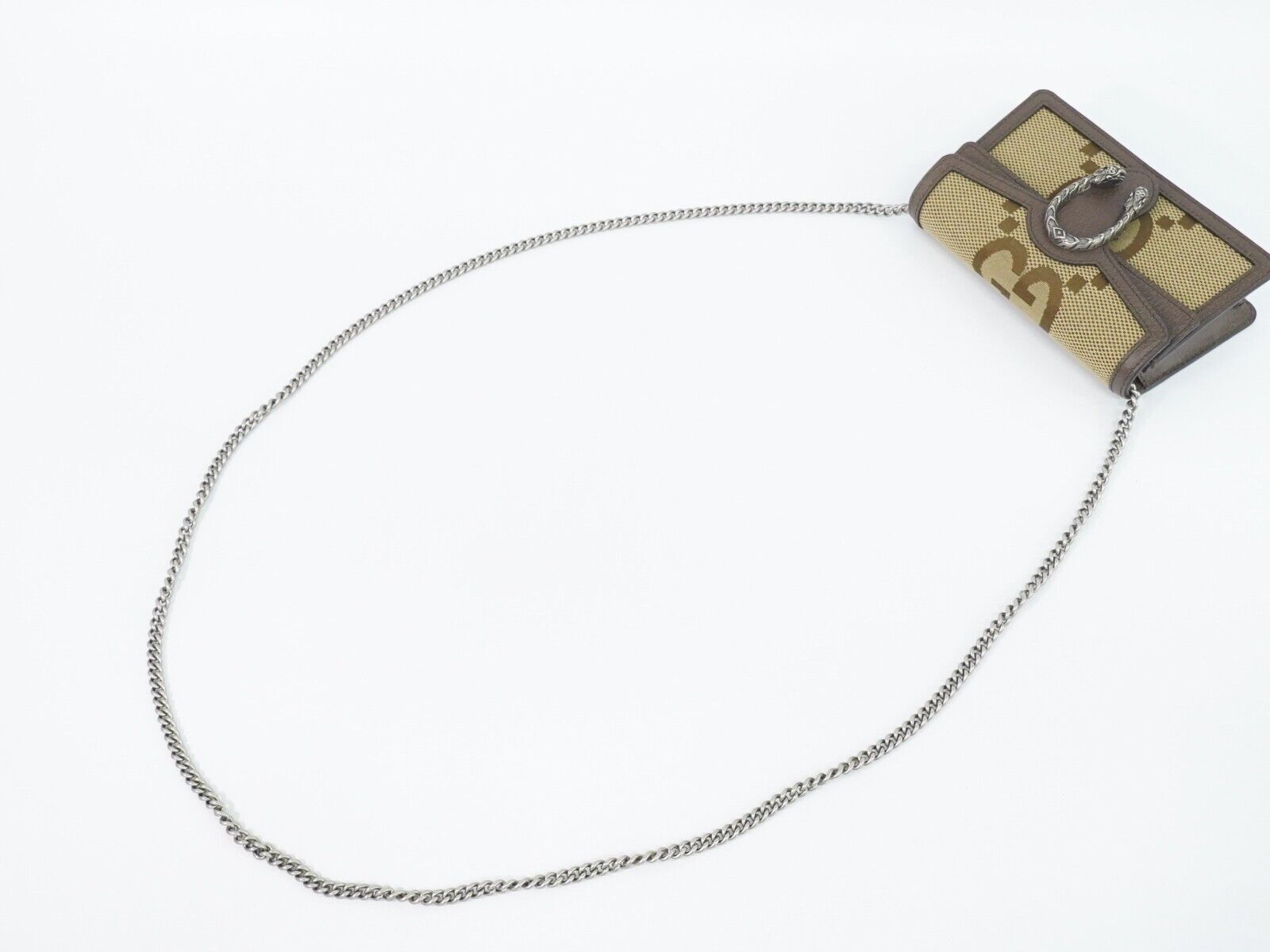 Gucci Dionysus Flap Messenger Bag Beige Canvas Very good condition - Model View