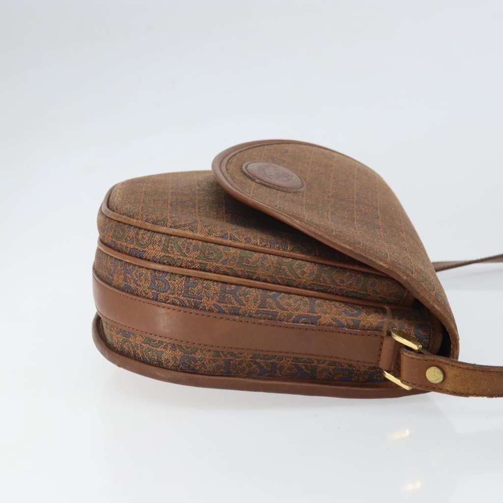 Burberry Flap Shoulder Bag Brown Canvas Good condition - Inside View