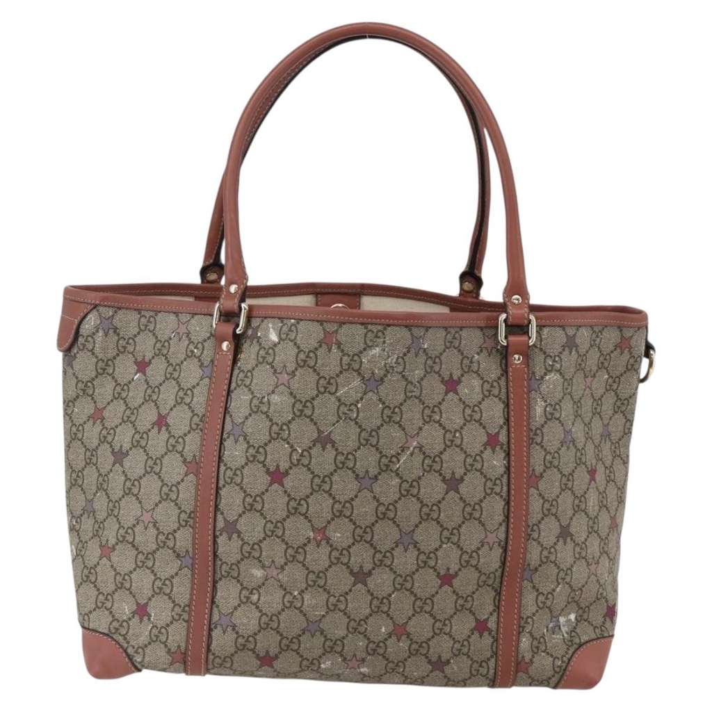 Gucci Joy Plus Tote Beige Canvas Good condition - Back View