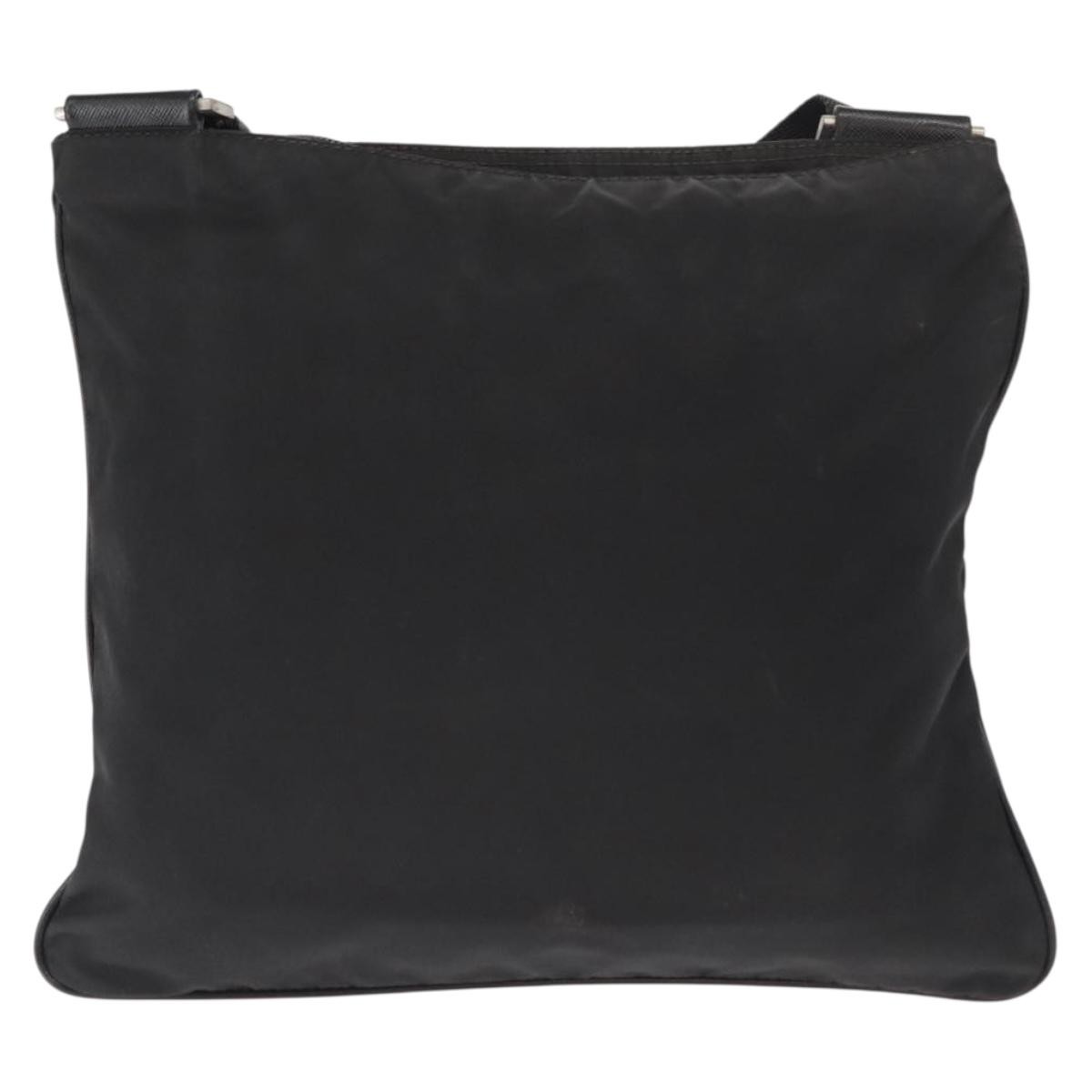 Prada Flat Messenger Bag Black Fair condition - Back View