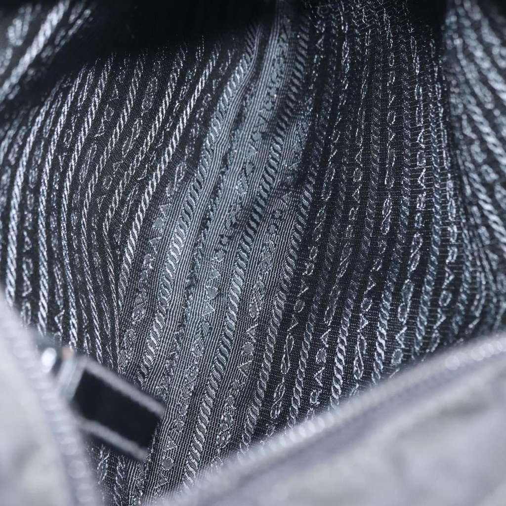 Prada Flat Messenger Bag Black Fair condition - Box View