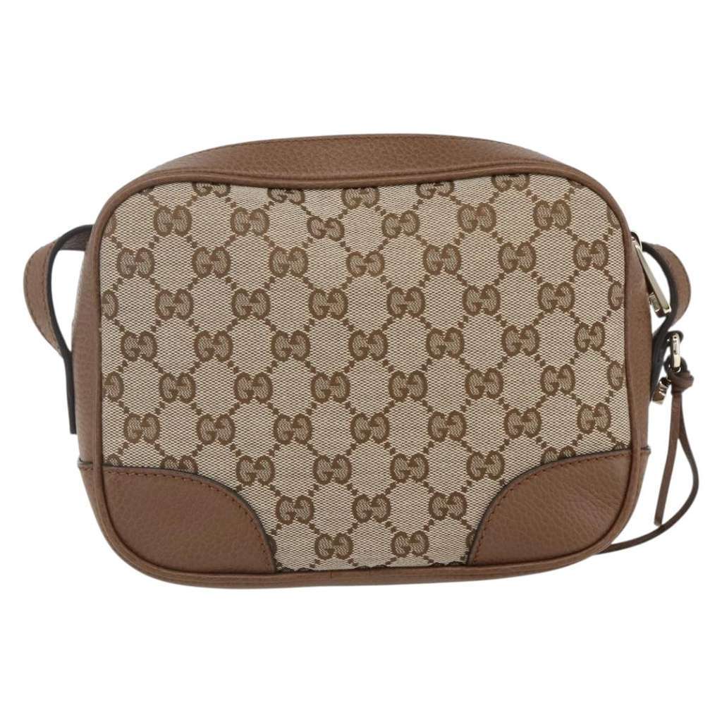 Gucci Bree Disco Crossbody Bag Beige Canvas Good condition - Inside View