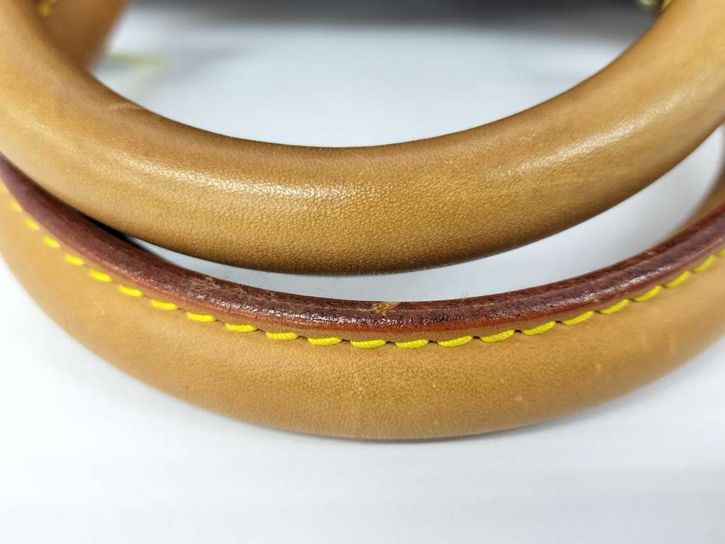 Louis Vuitton Keepall Bandouliere Bag Brown Leather Good condition - Inside View