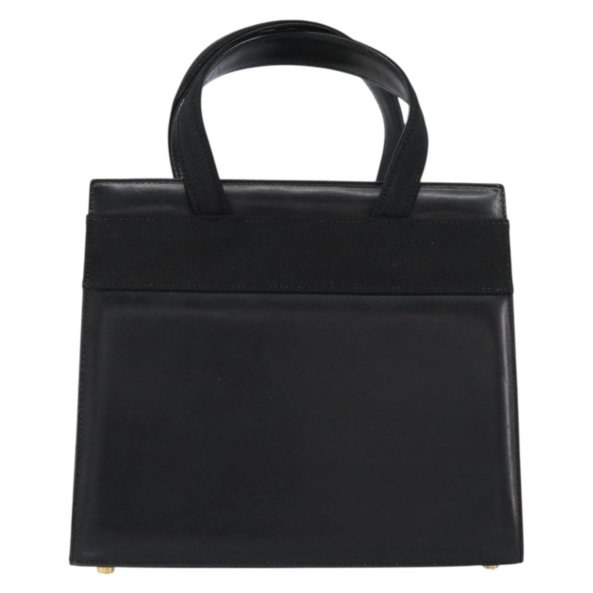 Salvatore Ferragamo Convertible Vara Bow Tote Black Leather Good condition - Back View
