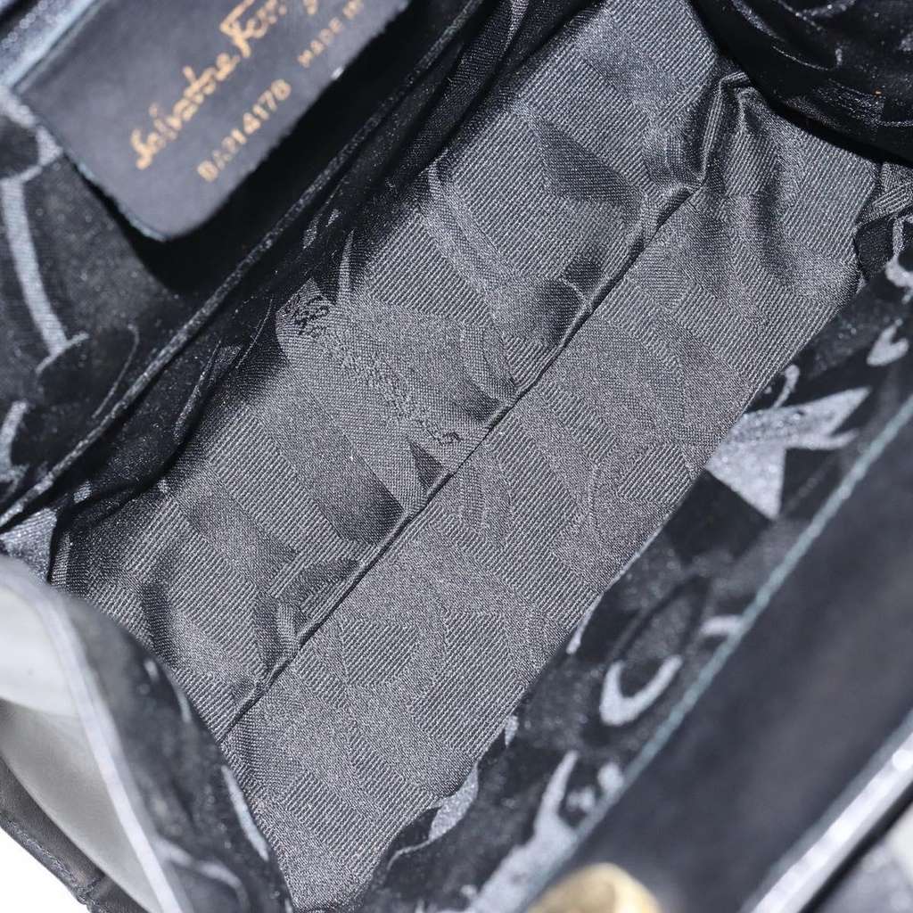 Salvatore Ferragamo Convertible Vara Bow Tote Black Leather Good condition - Box View