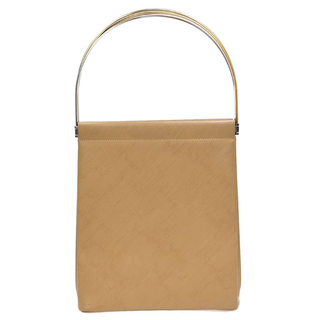 Cartier Trinity Hand bag Beige Leather Good condition - Back View