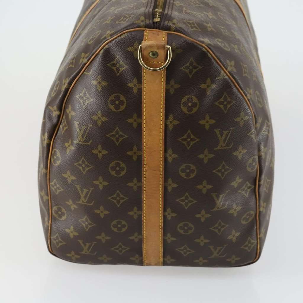 Louis Vuitton Keepall Bandouliere Bag Brown Canvas Fair condition - Inside View