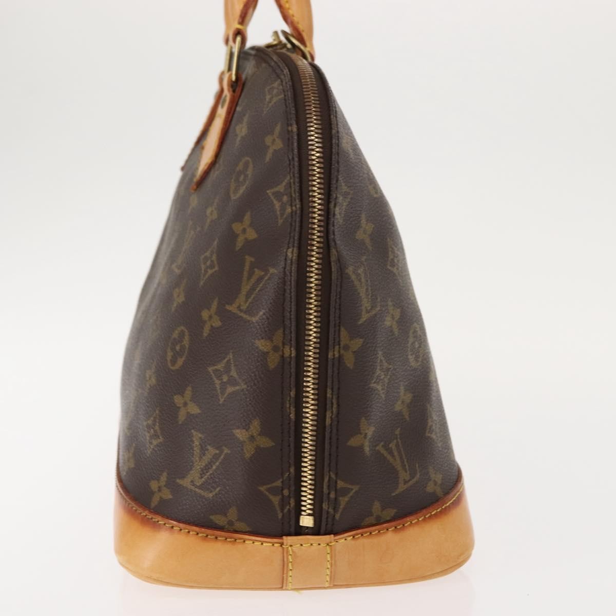 Louis Vuitton Alma Handbag Brown Canvas Good condition - Inside View