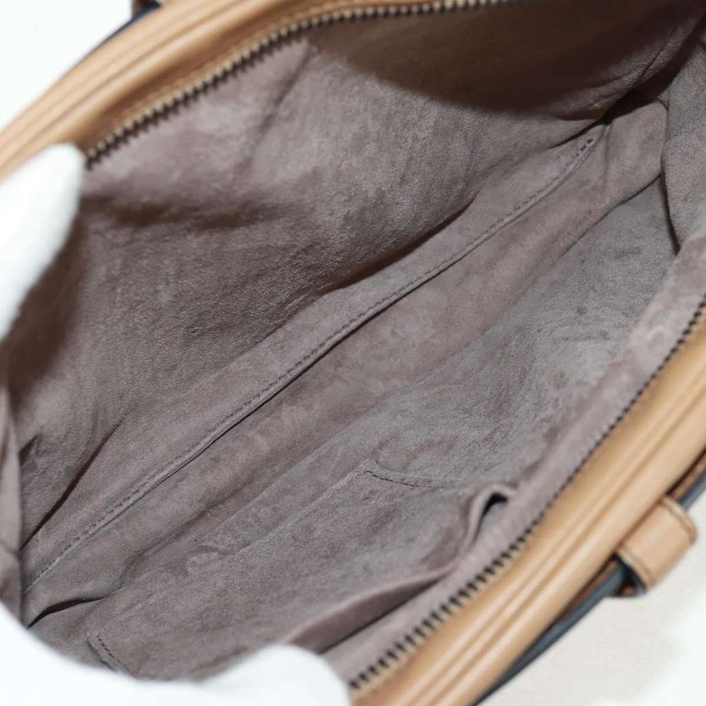 Bottega Veneta Belt Flap Camera Bag Beige Leather Good condition - Box View