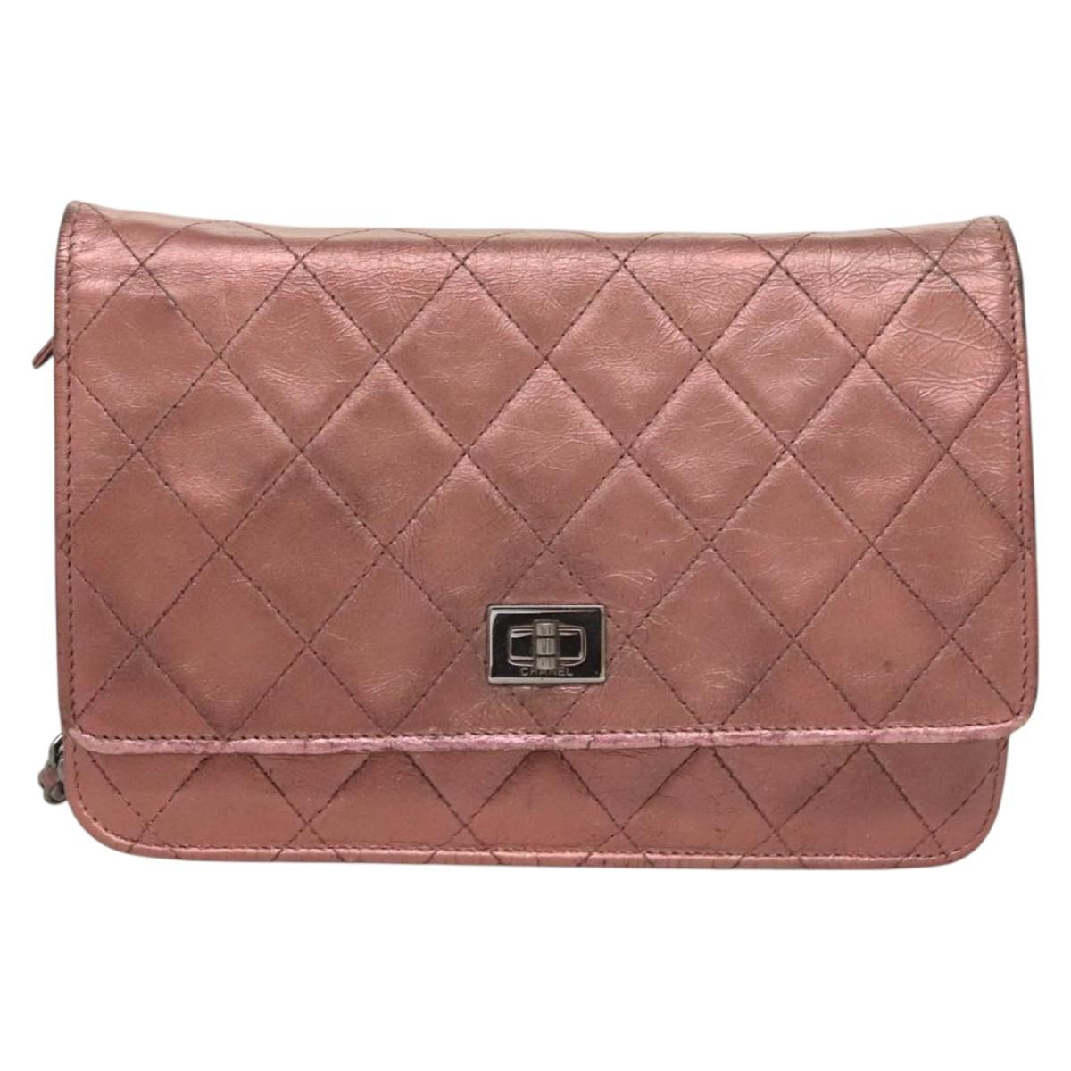 Chanel 2.25 Pink Leather Fair condition - Back View