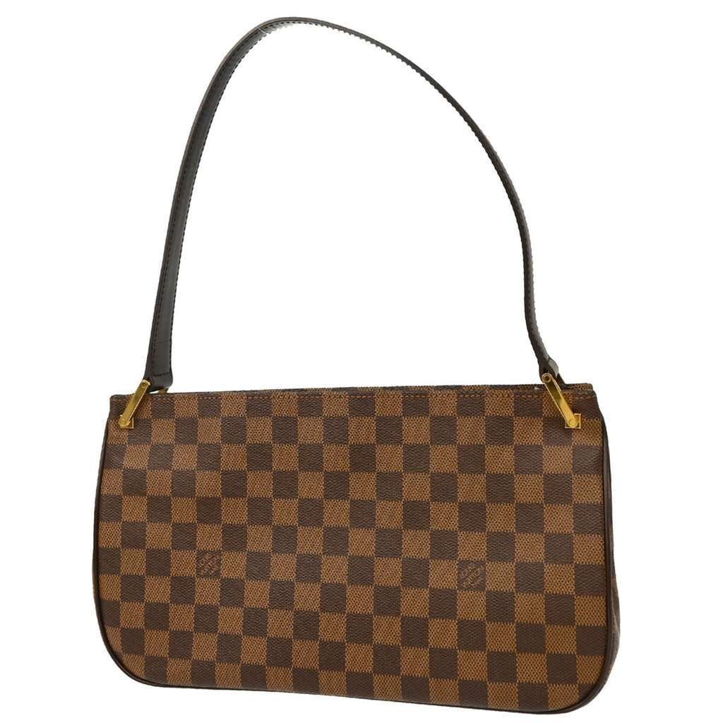 Louis Vuitton Aubagne Bag Brown Canvas Good condition - Back View