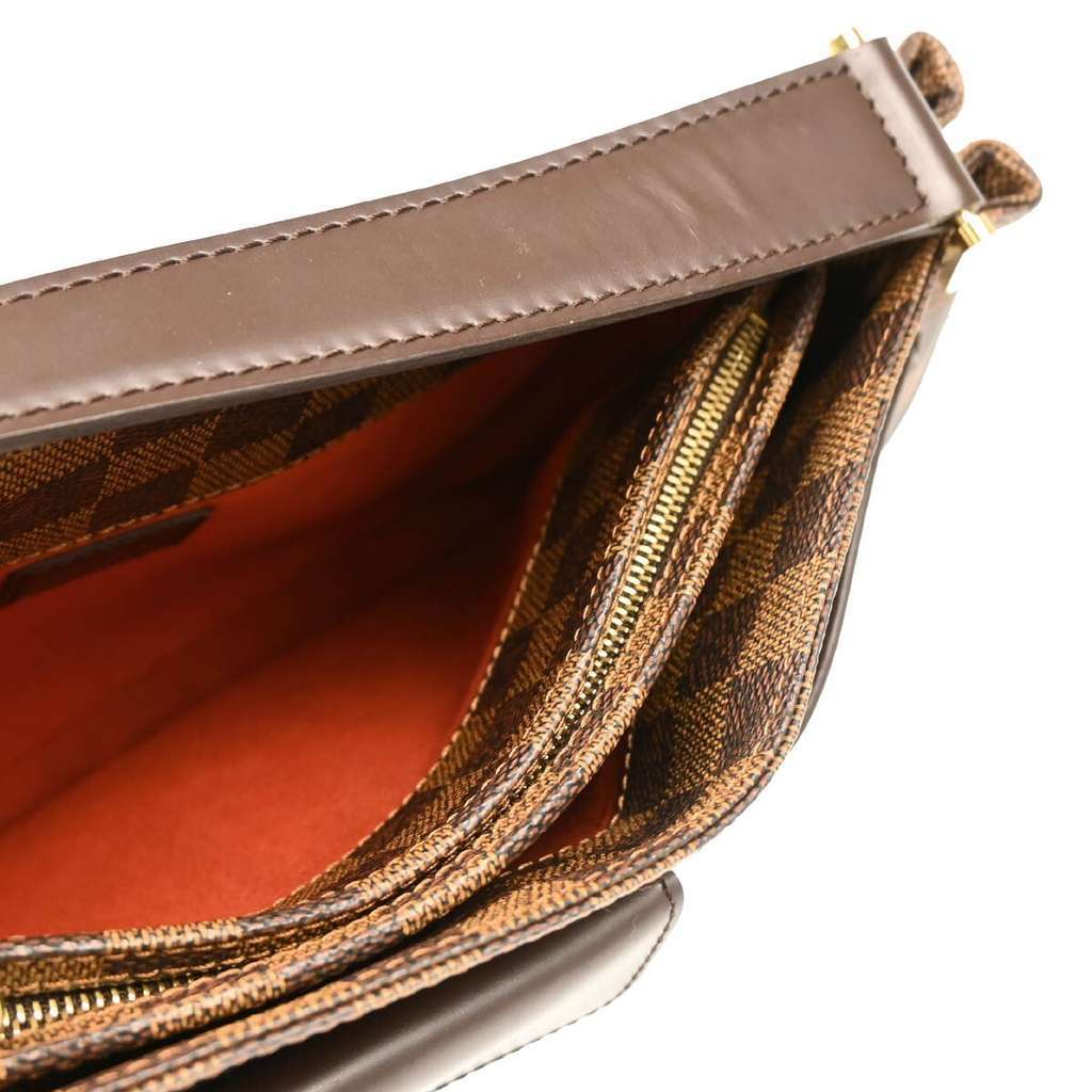 Louis Vuitton Aubagne Bag Brown Canvas Good condition - Inside View