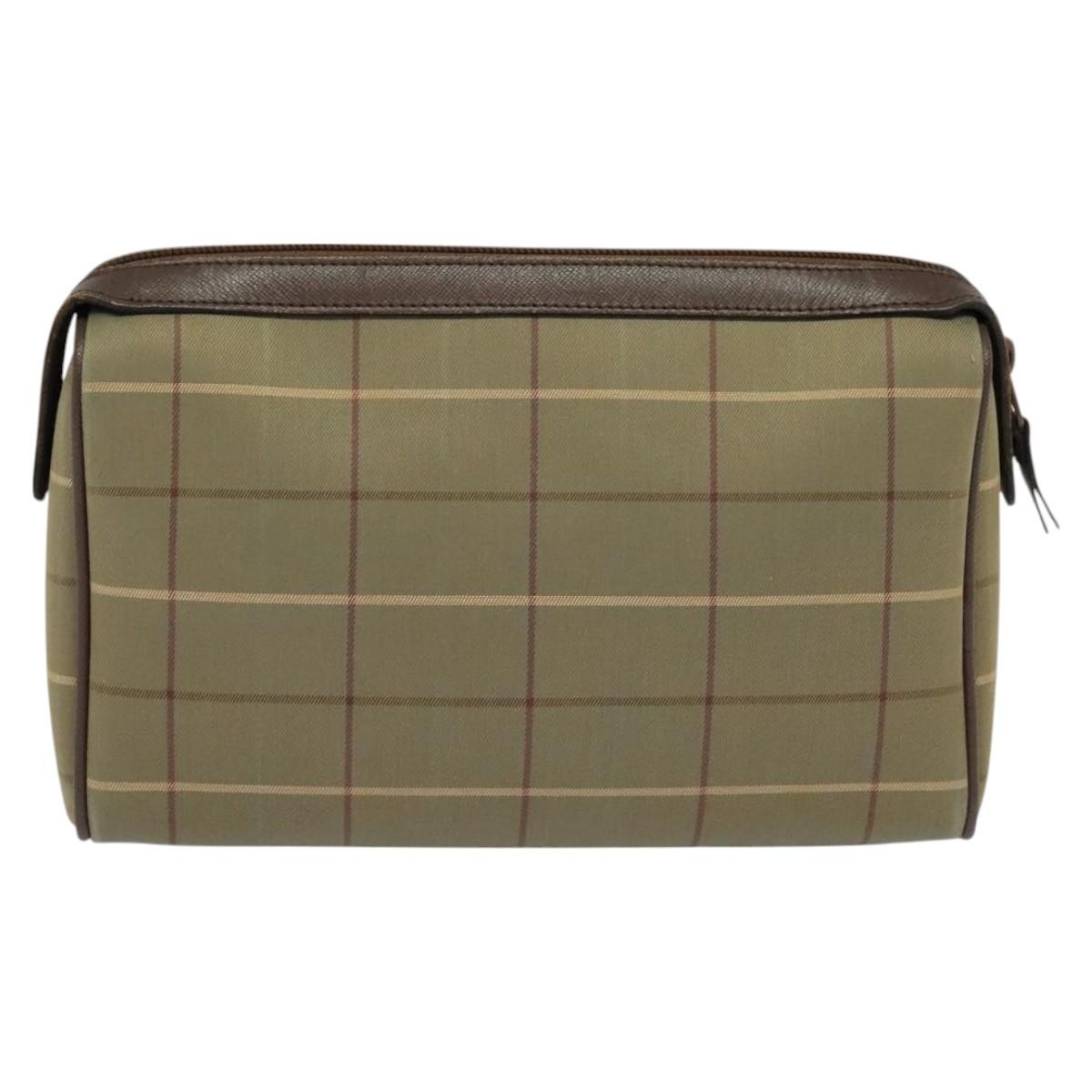 Burberry Nova check Pochette Beige Canvas Good condition - Back View