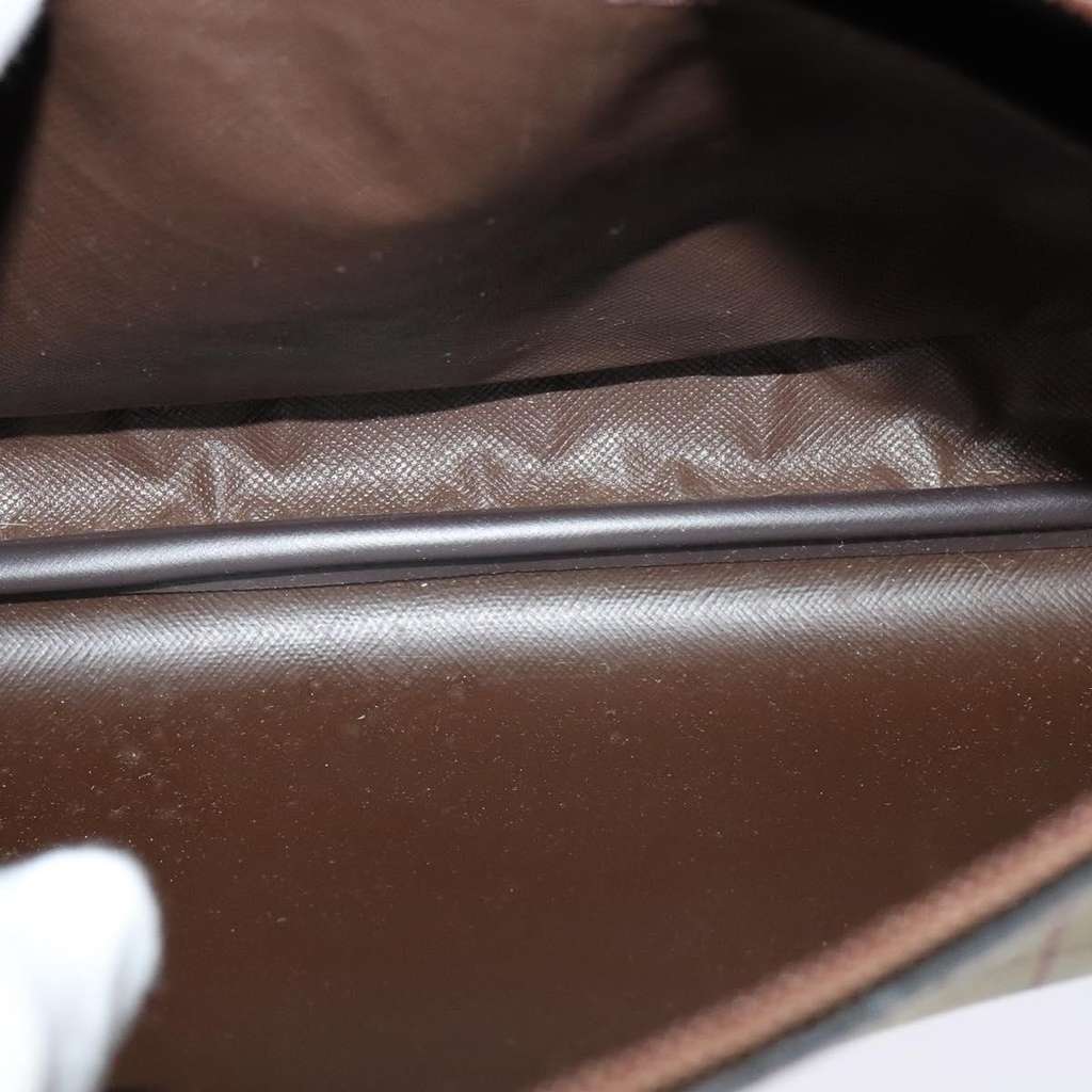 Burberry Nova check Pochette Beige Canvas Good condition - Box View