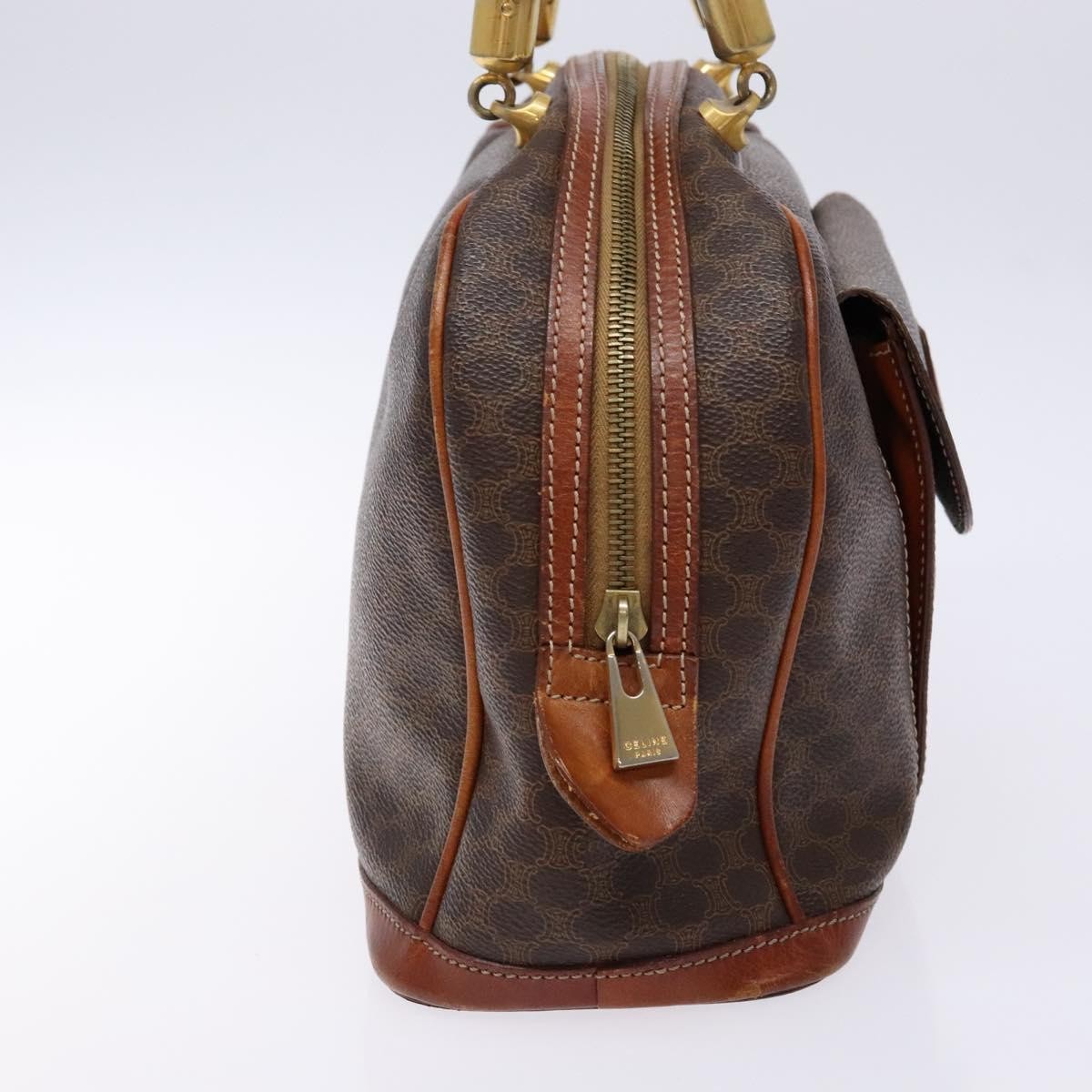 Celine Macadam Handbag Brown Canvas Good condition - Model View