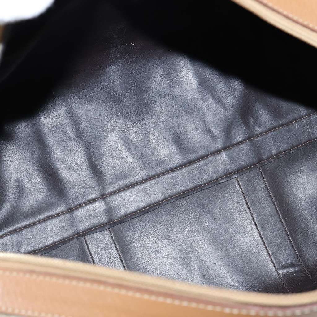 Celine Vintage Macadam Boston bag Beige Canvas Good condition - Box View