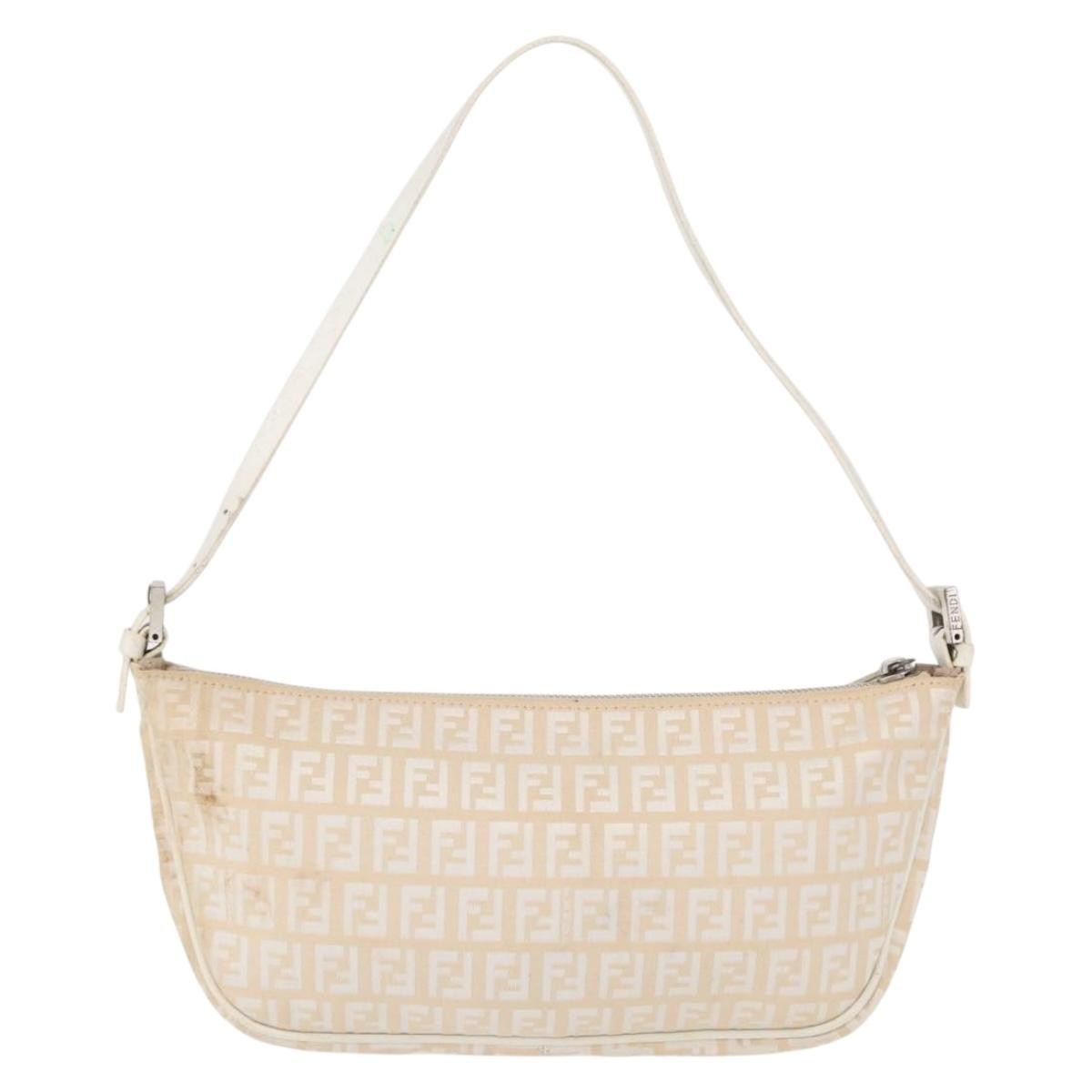 Fendi Zucchino Beige Canvas Good condition - Back View