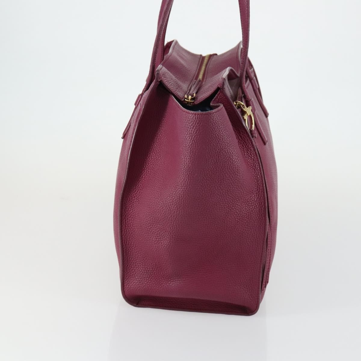Salvatore Ferragamo Amy Tote Purple Leather Good condition - Model View