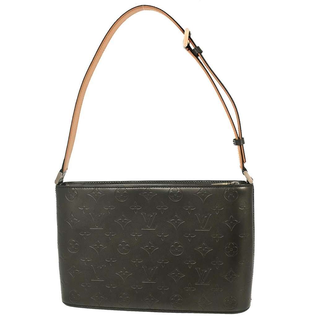 Louis Vuitton Mat Allston Handbag Black Good condition - Back View