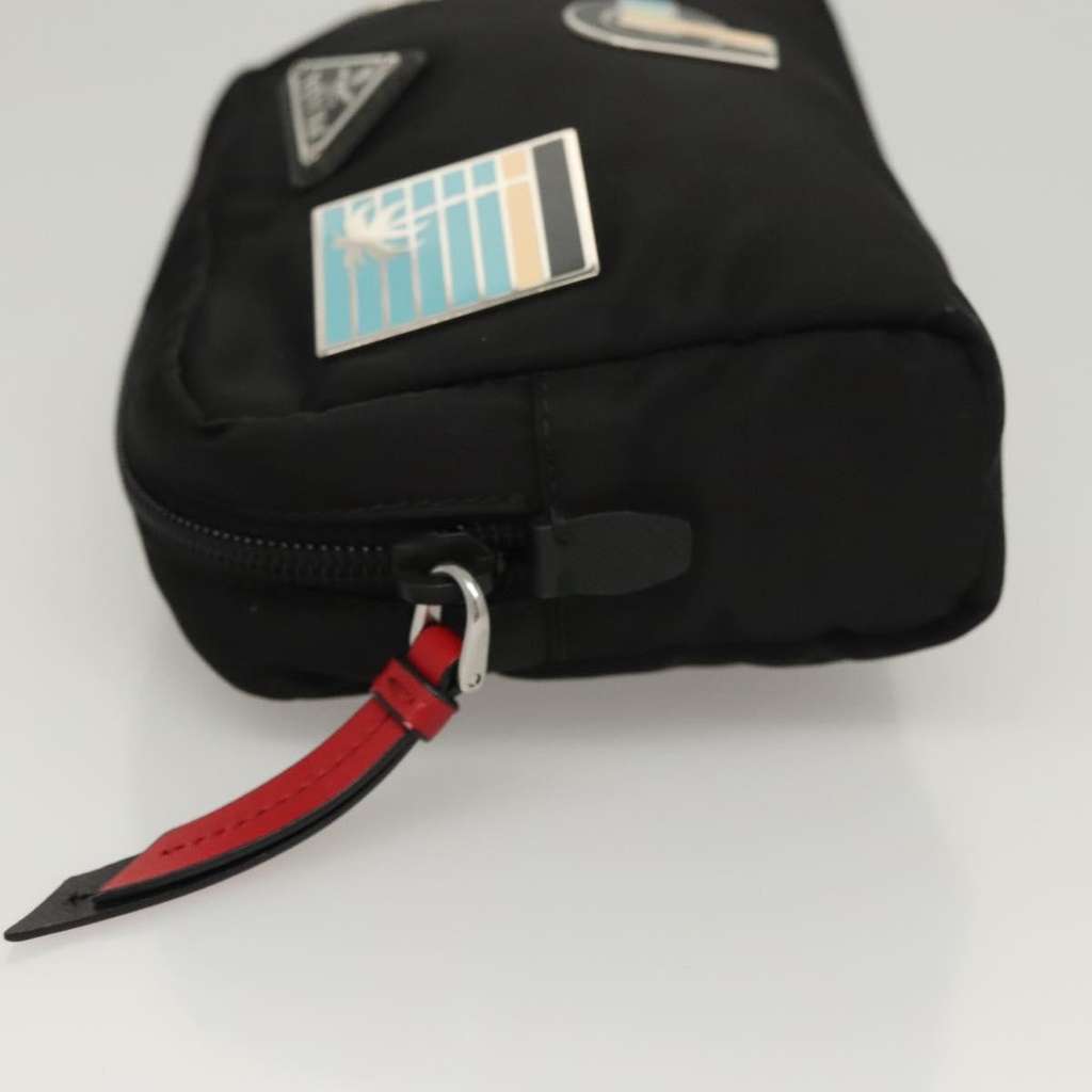 Prada Zip Pouch Silver Good condition - Model View