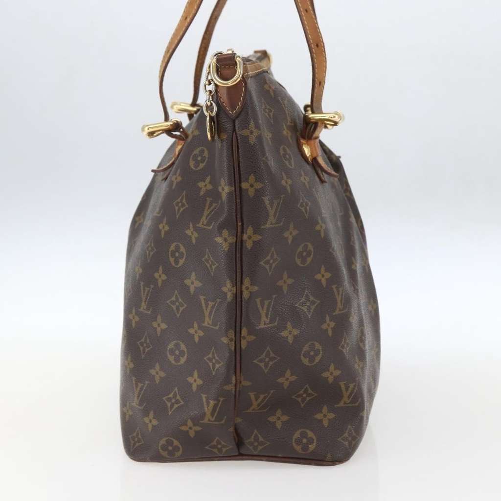 Louis Vuitton Palermo Handbag Brown Canvas Fair condition - Inside View