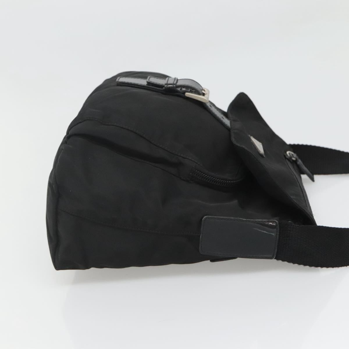 Prada Buckle Messenger Bag Black Good condition - Inside View