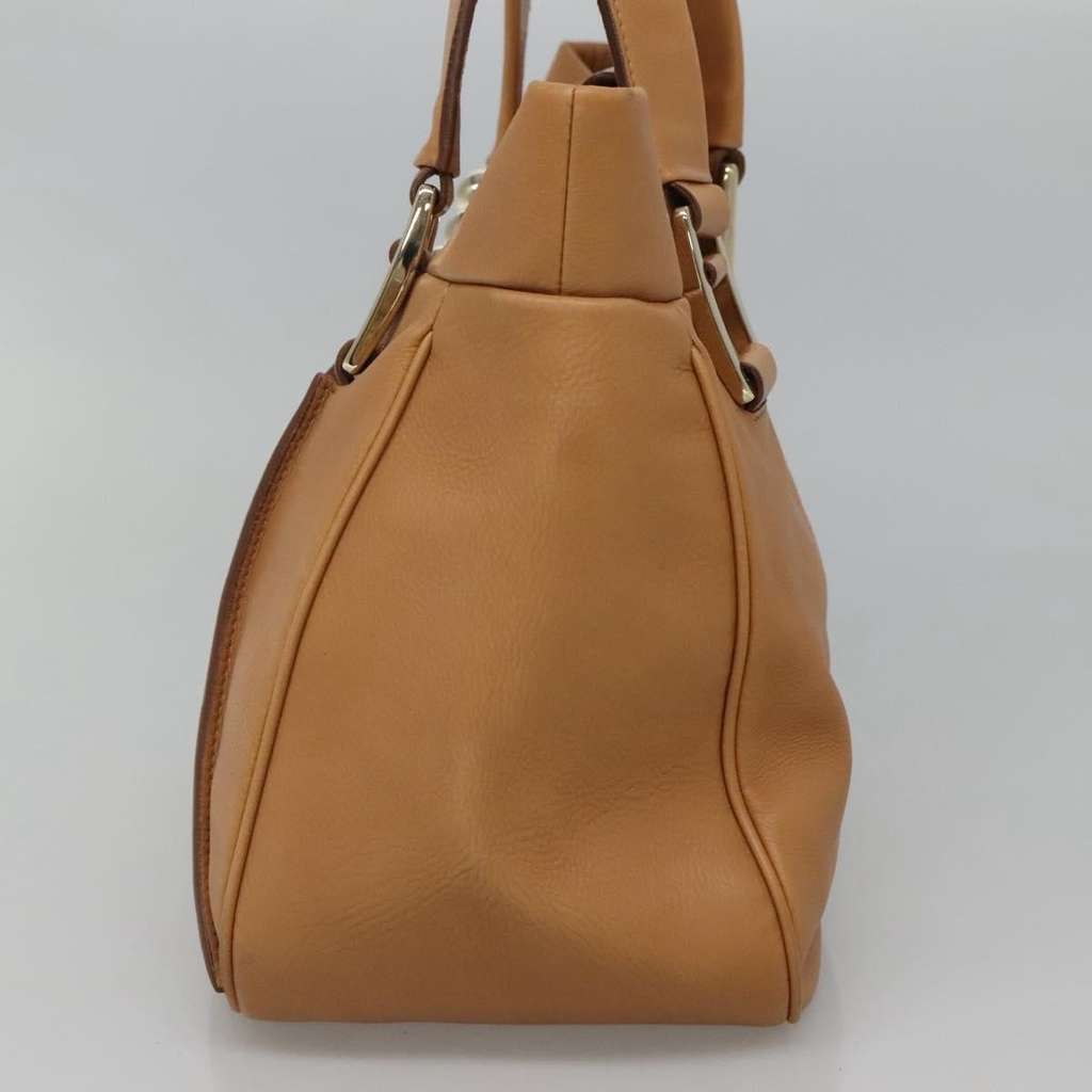 Celine Handbag Beige Leather Good condition - Model View